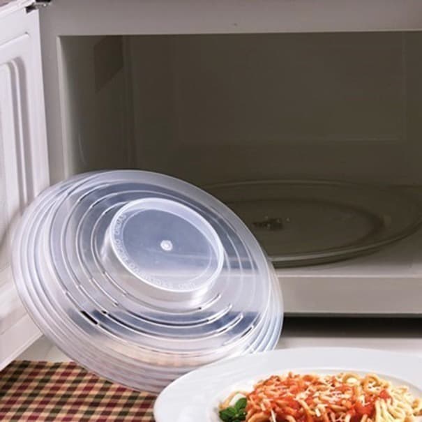 Tampa De Microondas De Plastico 6X25,5CM