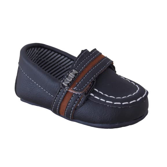 Sapato Mocassim Klin Curumim Preto Imperdivel Cód: 267