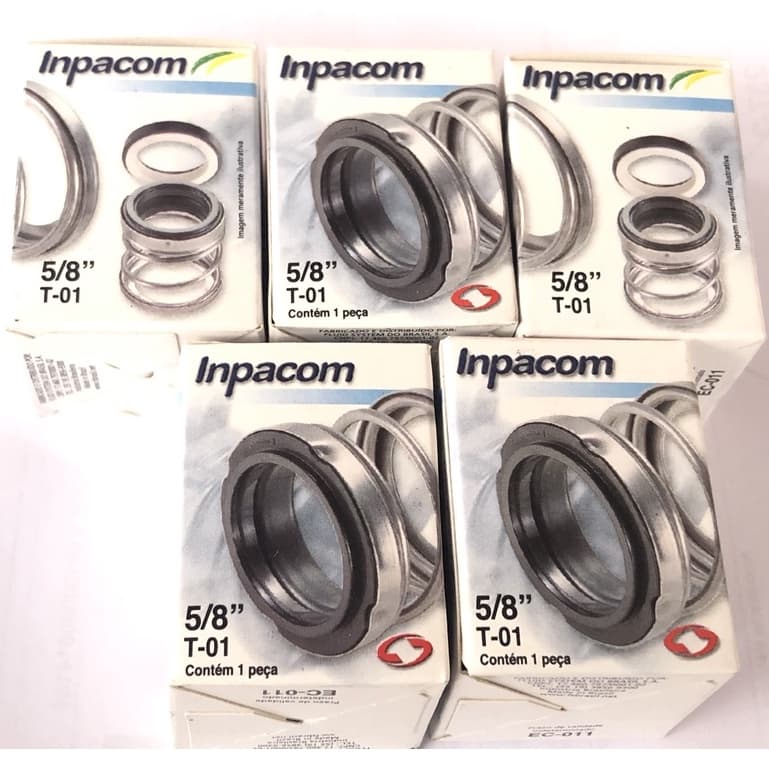 5 Selo Mecânico Inpacom 5/8 Pol Tipo-01