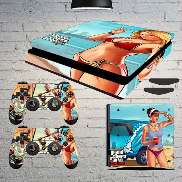 Skin Ps4 Slim Gta 5 (DIVERSOS)