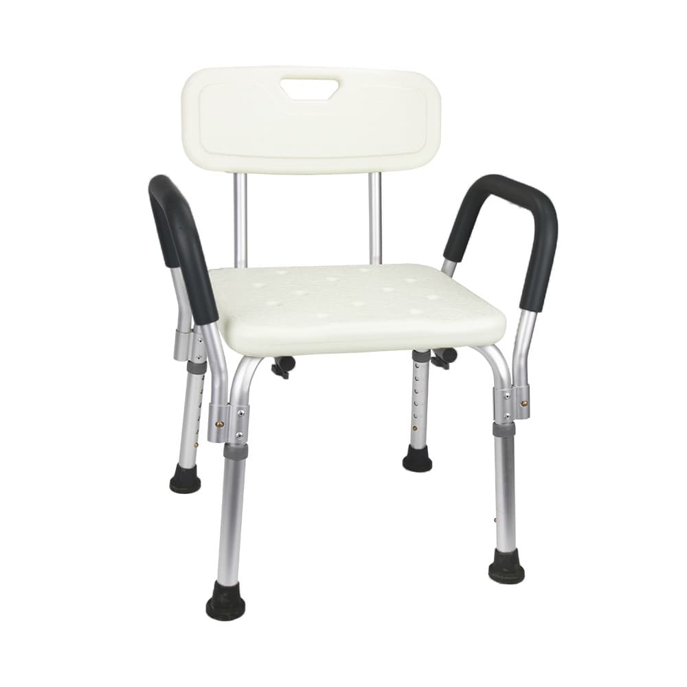 Cadeira de Banho Ajustável com Encosto e Alças de Apoio – Sanit