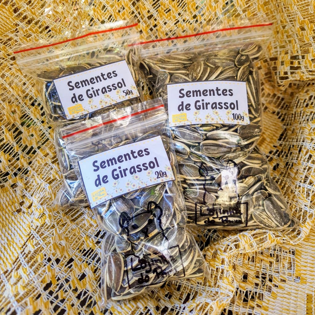 Sementes de Girassol graúdo, com casca - para Pets