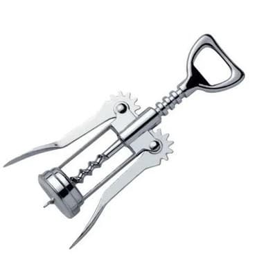 1 Saca Rolhas E Abridor De Garrafas 16,5 Cm Forte de metal