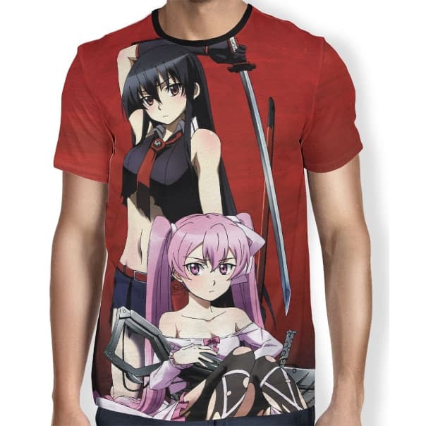 Camisa Full Print Mine e Akame - Akame ga kill