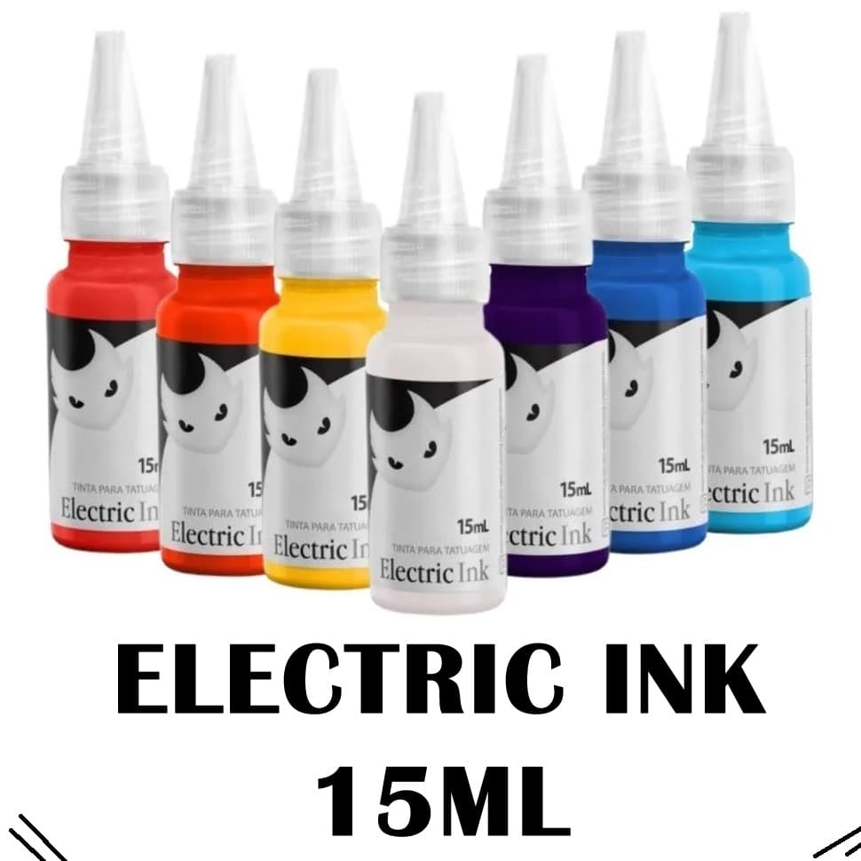 Tinta 15ml Para Tatuagem Electric Ink Tattoo Promoção em Oferta OFERTA RELÂMPAGO OFERTAS RELÂMPAGO