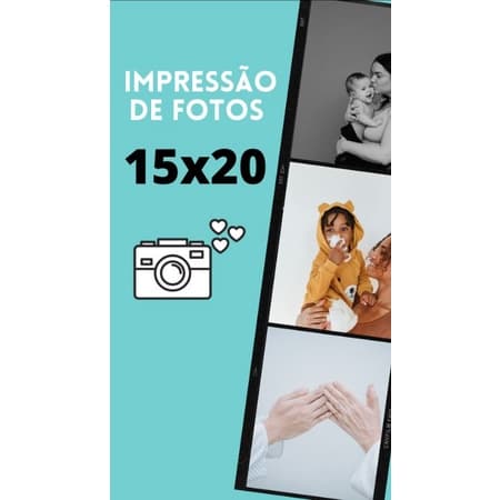 IMPRESSÃO DE FOTOS DIGITAIS 15X20  (mínimo 10 fotos)