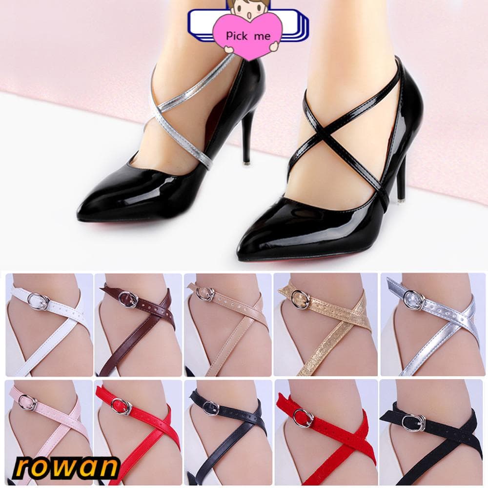 ROWAN Tornozelo Sapato Cinto De Salto Alto Segurando Acessórios De Cuidados Com Os Pés Laço Pacote Cadarço