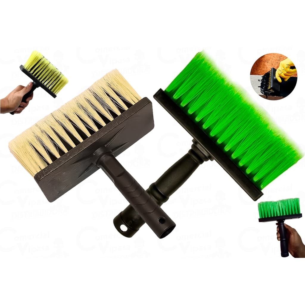 Broxa Retangular 15,5 x5,5cm/11,7x4,2  Roma Pinceis Pintura Massas Obras Limpeza Tinta