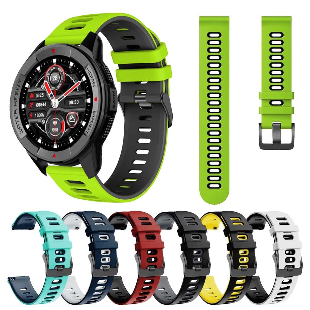 Pulseira De Silicone De 22 Mm Para Mibro X1/A1 Smartwatch Substituição Esportiva
