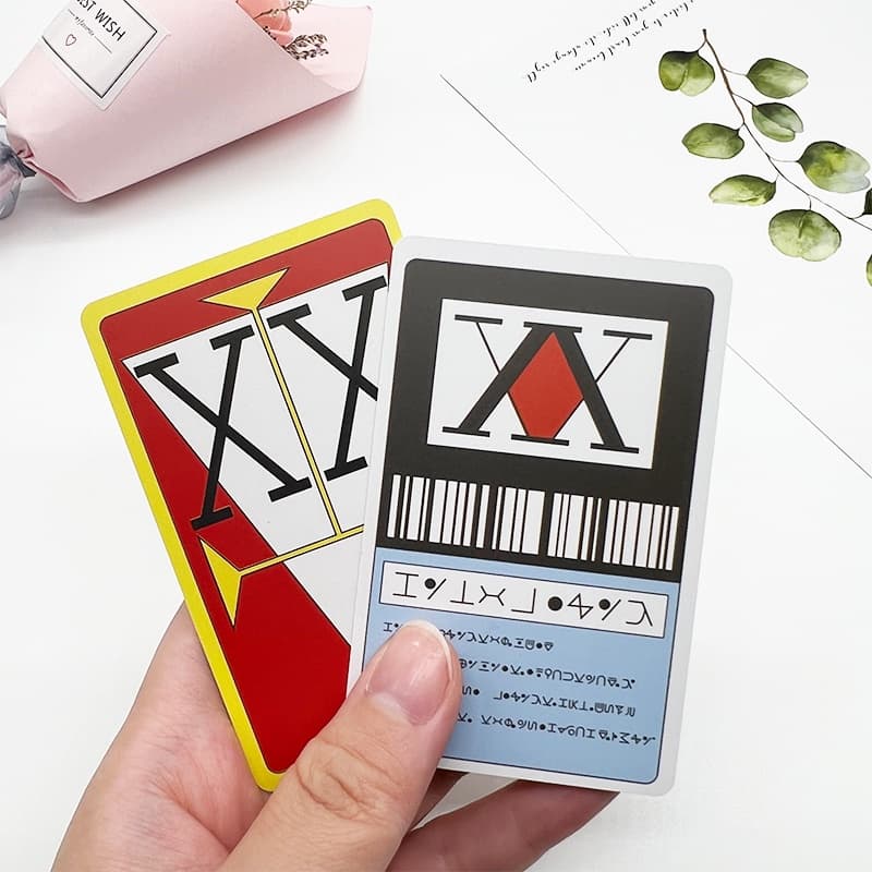 Anime Hunter X Cartão De Licença Cosplay Hisoka Kurapika Killua Zoldyck Cartas De PVC Coleção Acessório De Propaganda