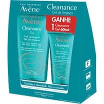 Kit Avène Cleanance Gel de Limpeza Facial 150g grátis clenance 40g
