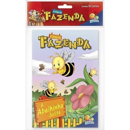 Emb. Econômica c/ 10 Livros - A Vida na Fazenda