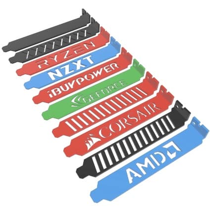 Espelho Bracket Tampa Traseira Slot Expansão Pci 5 Unidades