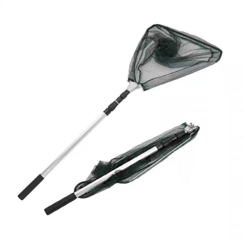 Passaguá Triangulo Retrátil Dobrável Para Pesca Cabo Em Alumínio 1.70m