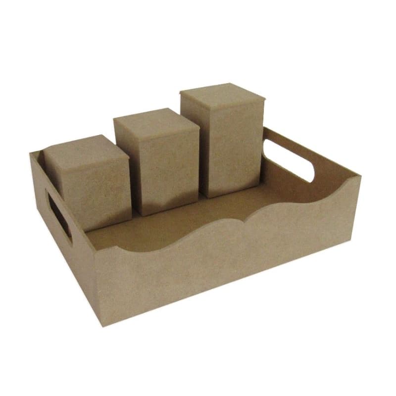 Kit Bandeja com Pote