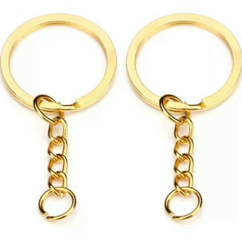 Argolas P/ Chaveiros Italiana 100 Pcs + 100  Elo Promoção