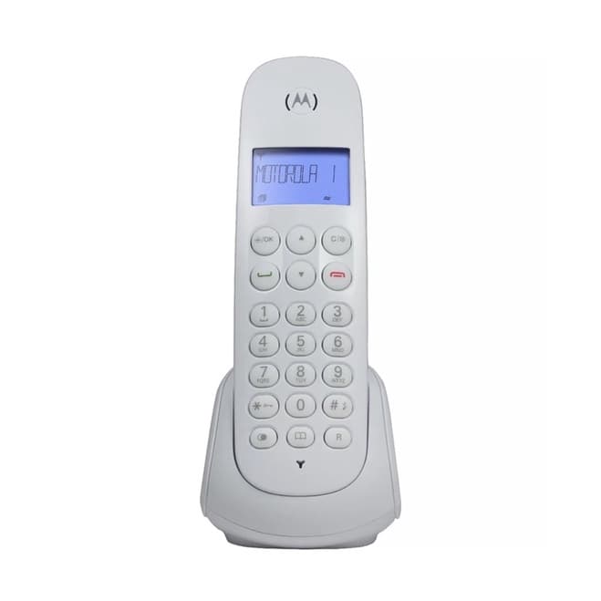 Telefone s/ fio Dect 6.0 c/ identificador de chamadas branco MOTO700W Motorola CX 1 UN