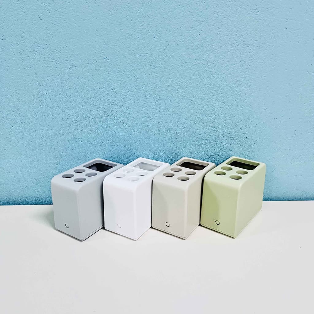 Porta Escova De Dente Cores Neutra - Allmini