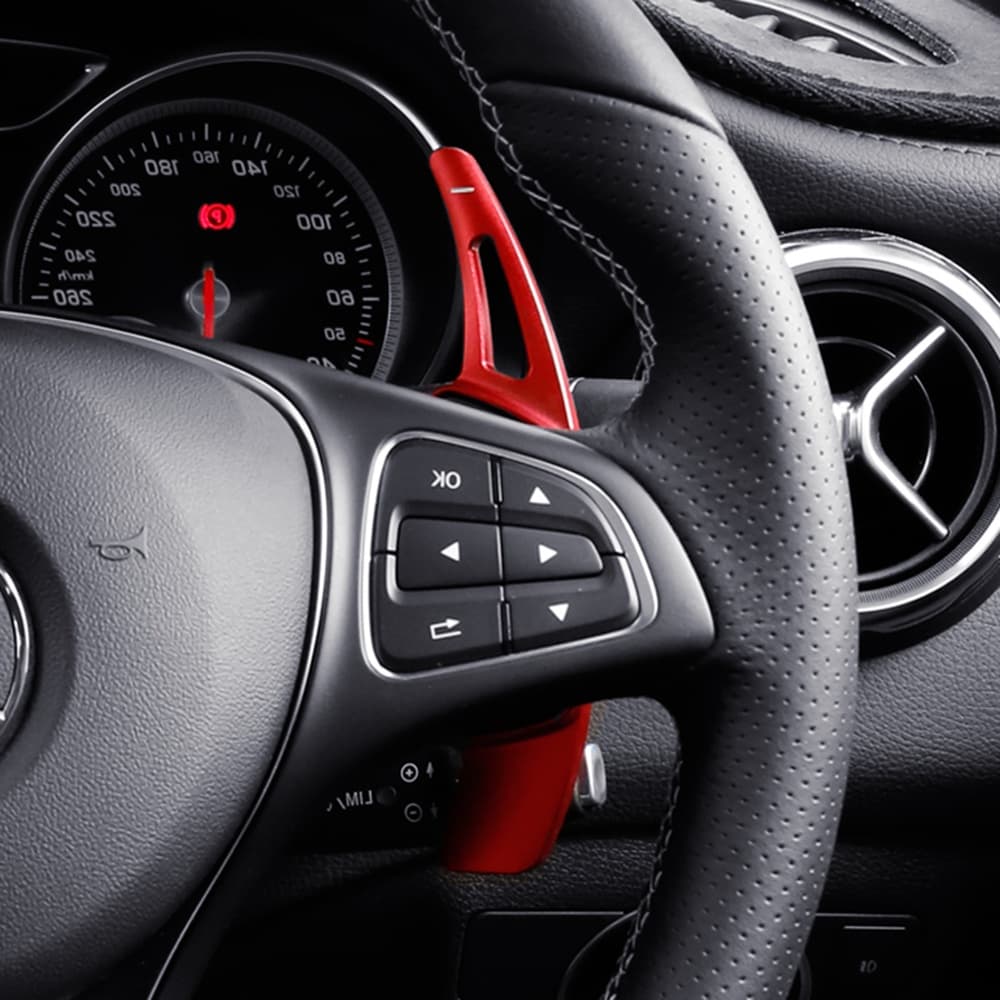 Mercedes Benz volante paddle shift Para Mercedes Benz A B C E Class W204 W205 W212 W213 W246 W176 CLA GLA GLC CLK GLS