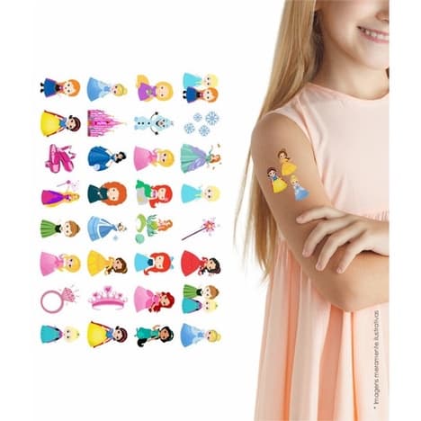 Tatuagem Temporária Infantil Meninas | Kit Festa 32-034