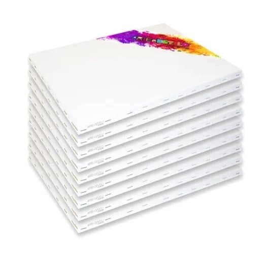 10 Telas Para Pintura 30x40 -Prontas para Usar - Direto Da Fabrica tela 40x30