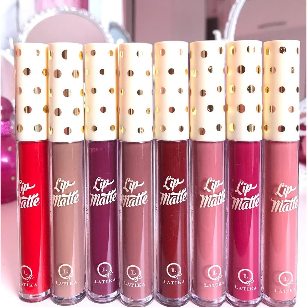 Batom Liquido Matte Latika 4ml Longa Duração, Não Transfere e Não Craquela (ESCOLHA SUA COR)