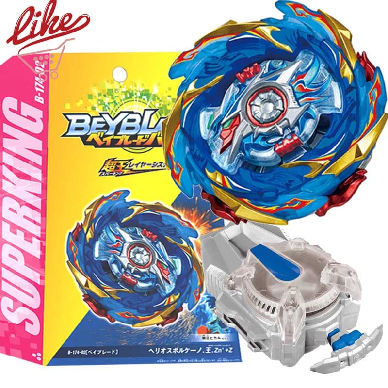 Beyblade Burst B-174 Limit Break DX Blue Super King Com Lançador De Ignição LR Beylauncher Kids Brinquedos