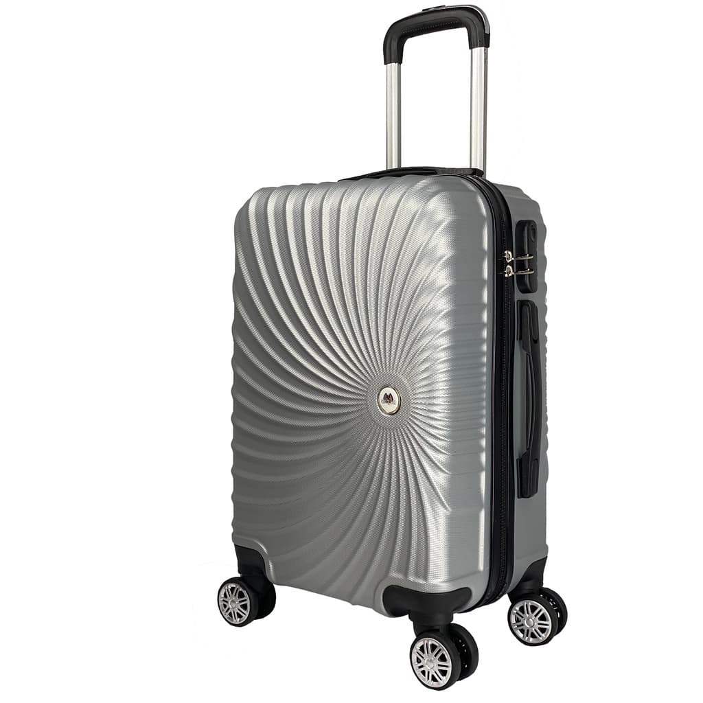 Mala de Bordo Viagem Pequena ABS - (55 x 35 x 22cm) C/ 4 Rodinhas 360º - (Regulamentação ANAC)