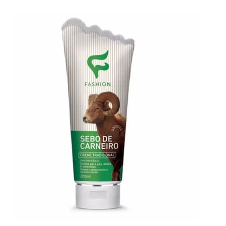 Creme Sebo de Carneiro Ureia e Cacau Tradicional Fashion 200ml (KIT 6 OU 12)