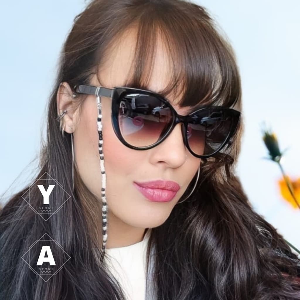 Cordinha para óculos de miçangas hype blogueira