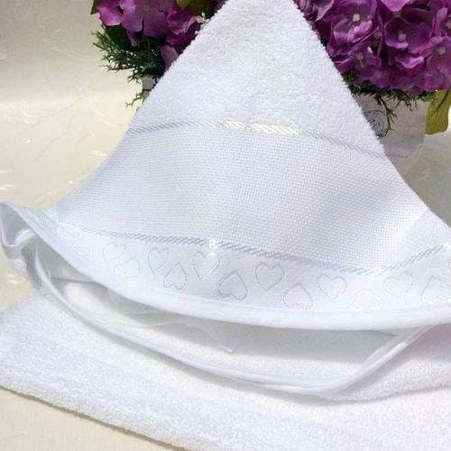 Toalha de Banho com Capuz e Fralda Baby Love p/ Bordar – Dohler