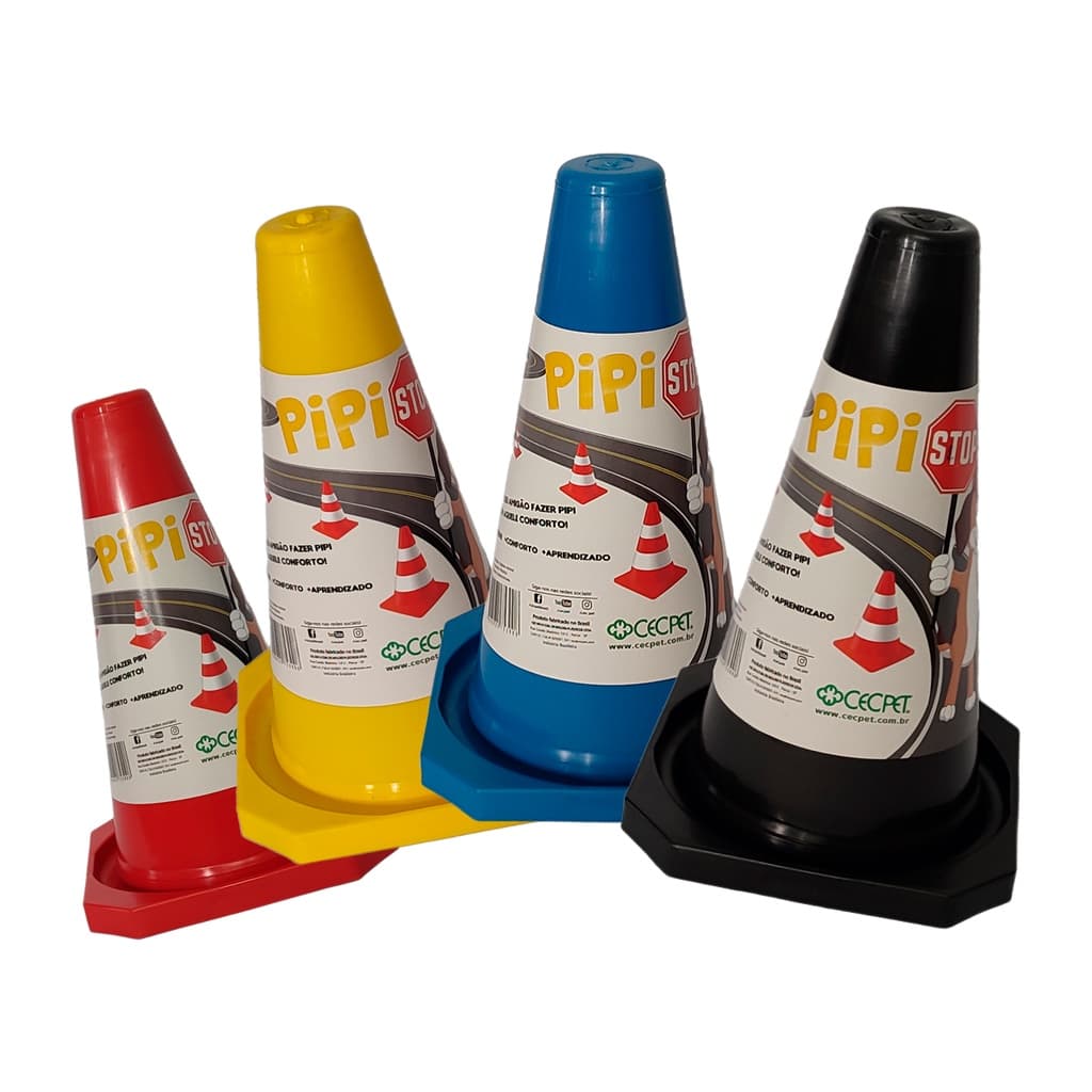 Cone Sanitário Postinho educador Pipi Stop Para Cães Xixi