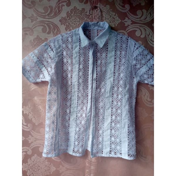 Umbanda Candomblé Conjunto Masculino Entremeios Luxo P ao GG Algodão 100%