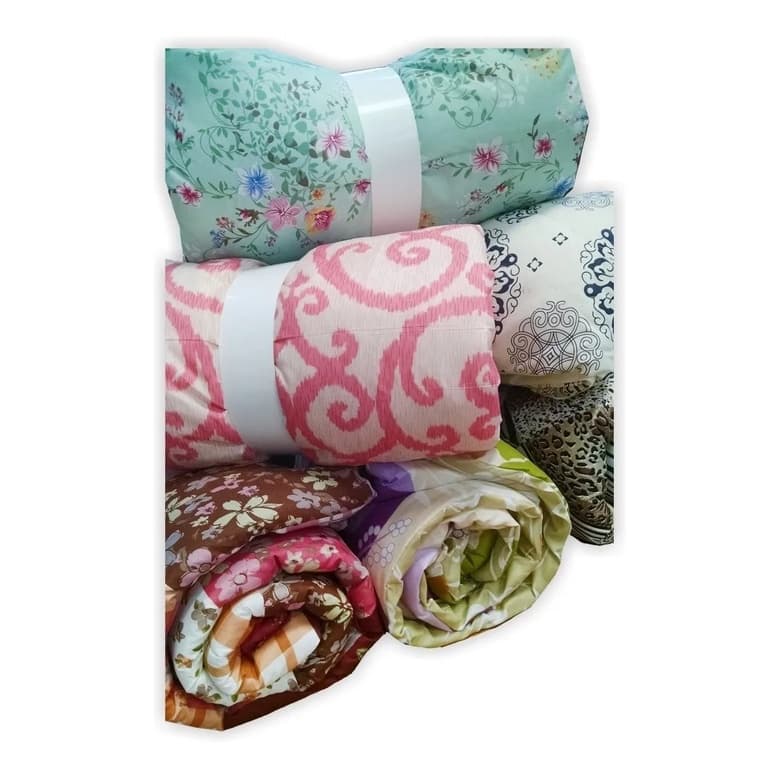 Edredon Casal Dupla Face 2,15x1,90m em Poliéster Diversas Cores