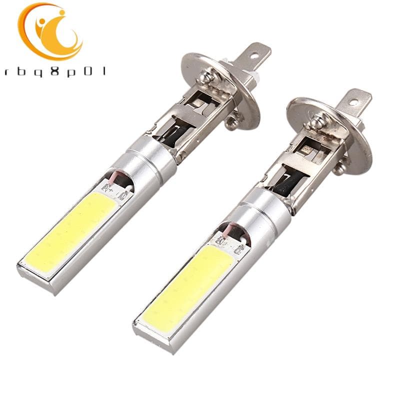 2x H1 Lâmpada Led Xenon Branca 6000k 7.5w Cob Led Smd Drl / Condução / Nevoeiro