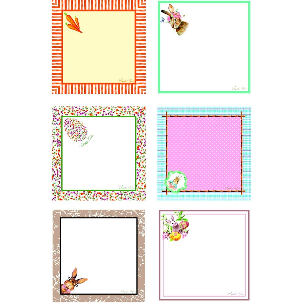 Guardanapo 40x40 Mesa Posta Jantar Decoração Estampado Páscoa