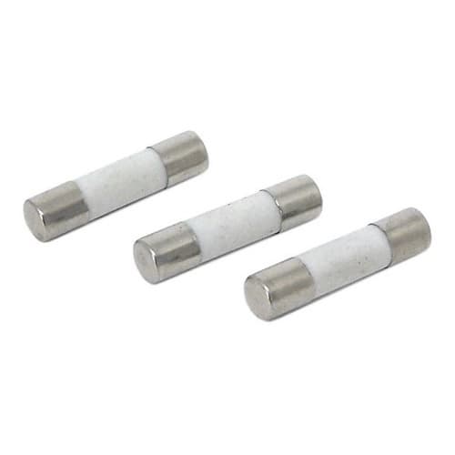 Kit 100 Peças Fusível Cerâmico 5x20 Pequeno 10a Microondas  (Retardo)