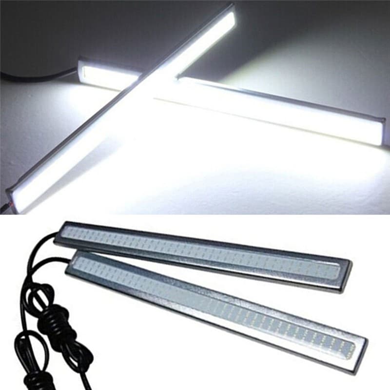 2Pcs 17cm Luz Brilhante 12V À Prova D'água COB Carro LED De Freio De Nevoeiro Ultra