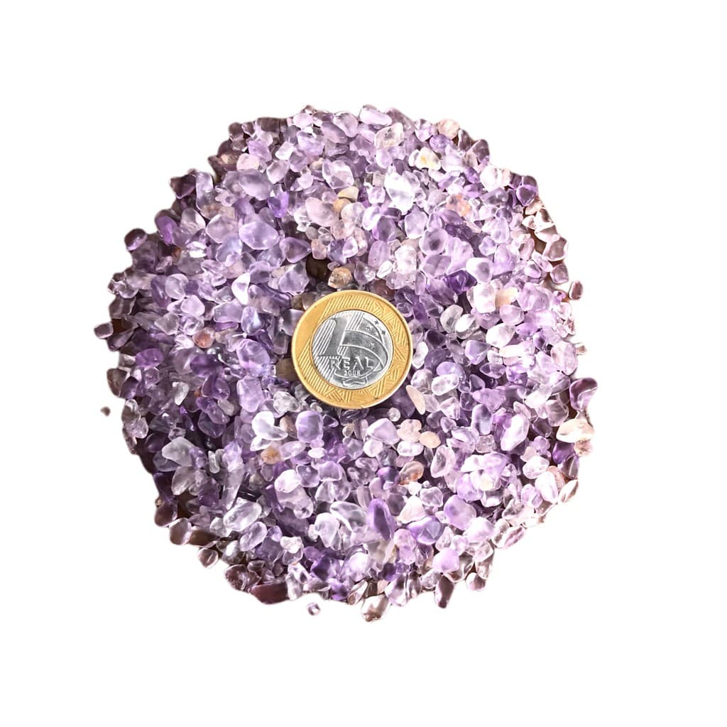 Cascalho De Pedra Ametista Natural Miúdo 01 - 500g