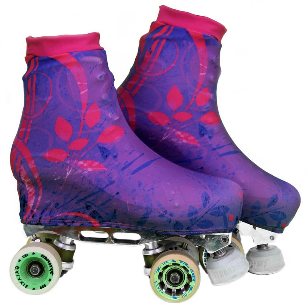 Polaina Cobre Botas Capa Para Patins Coleção Floral Estampa 3