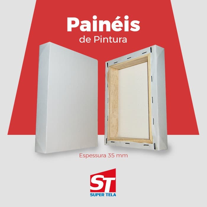 Painel de pintura 20x20 - pacote com 5 unidades