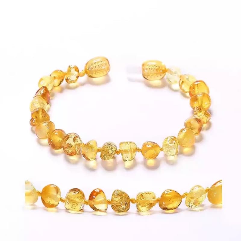 Pulseira De Âmbar bebê  - Original Certificado