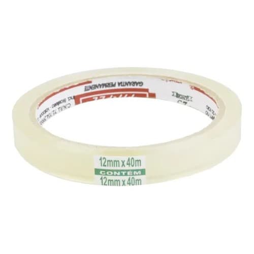 Fita Adesiva Durex Transparente 12mm X 40m