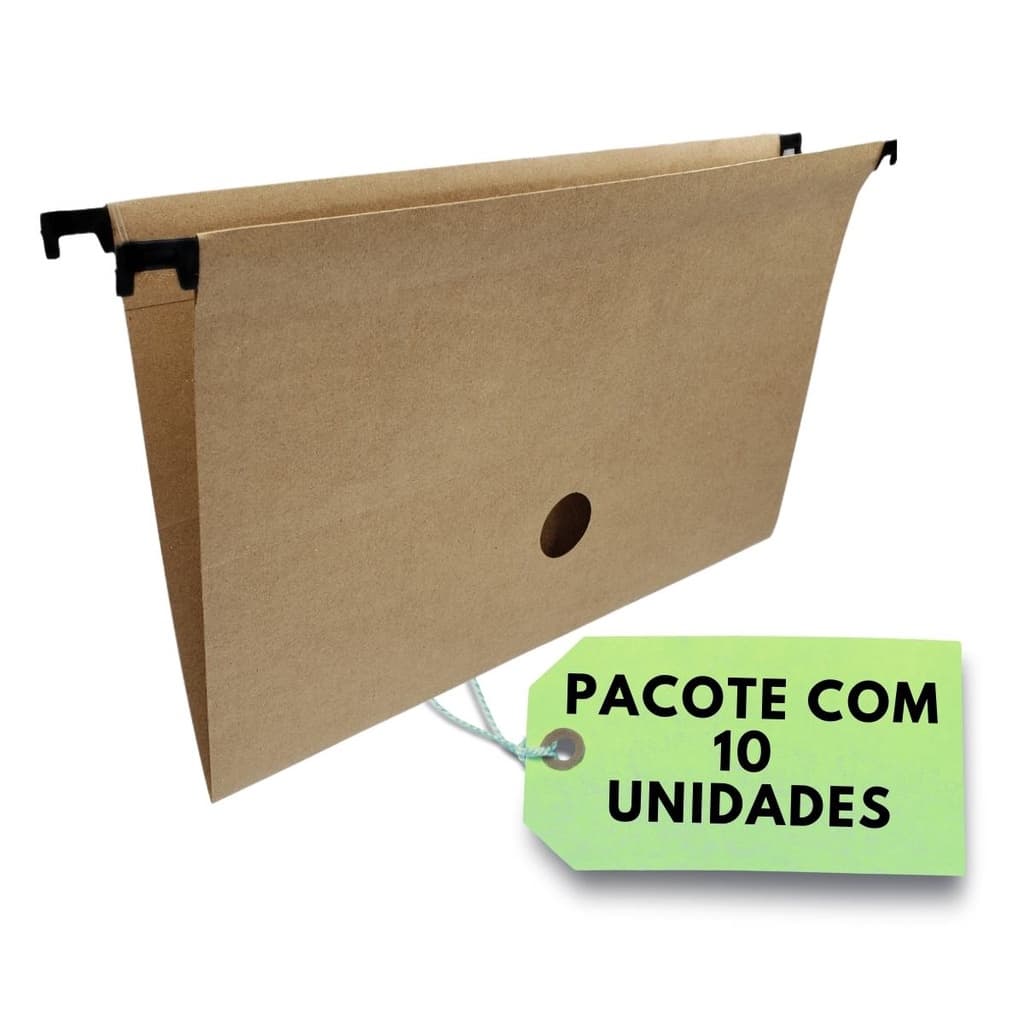 Pasta Suspensa Kraft Completa 180Gm 10 Unidades