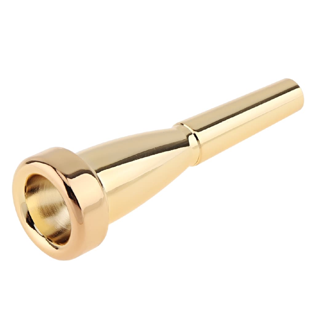 Bocal De Trompete De Metal Banhado A Ouro 3C 5C 7C Adequado Para Yamaha Bach Conn E King Trumpet