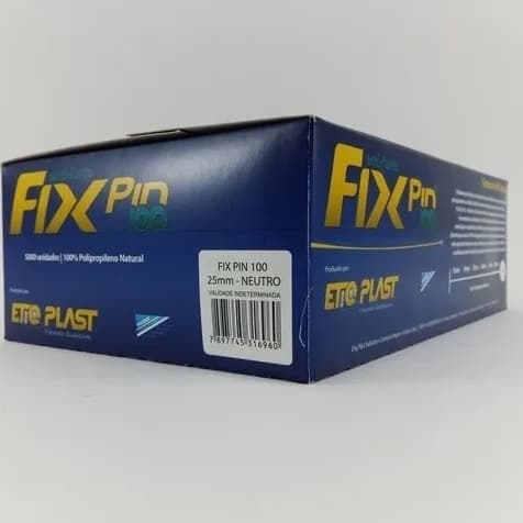 Fix Pin Antifurto Pino Tag - 5000 Pinos - 25mm - EtiqPlast