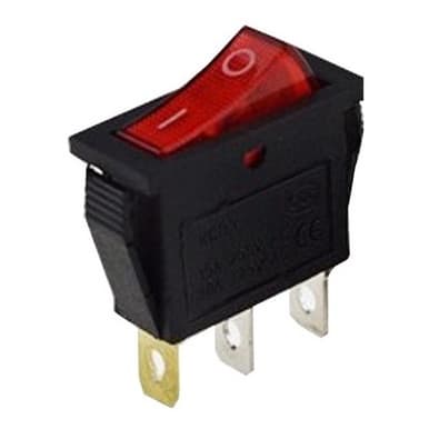 Kit 5 Peças - Chave Gangorra Kcd3-102n 3t 15a/250v Vermelha