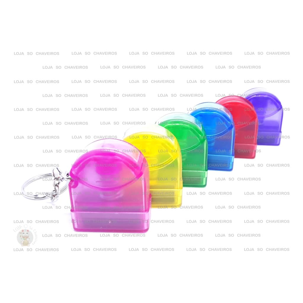 CARIMBO PERSONALIZADO chaveiro diversas cores