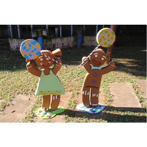 Natal Enfeites Bonecos Em Forma De Biscoito Com Pirulito