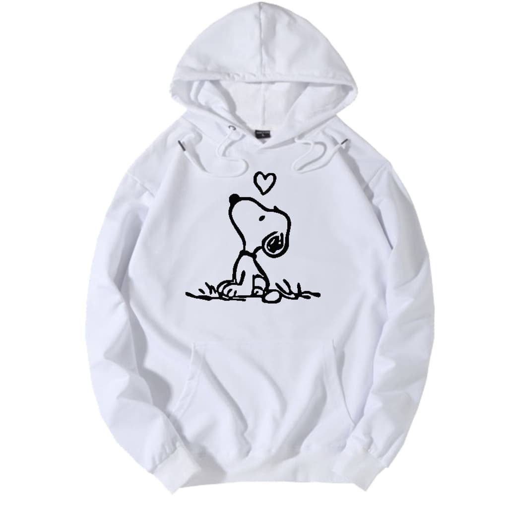 Moletom De Frio Canguru Unissex Snoopy Lindo Qualidade Top